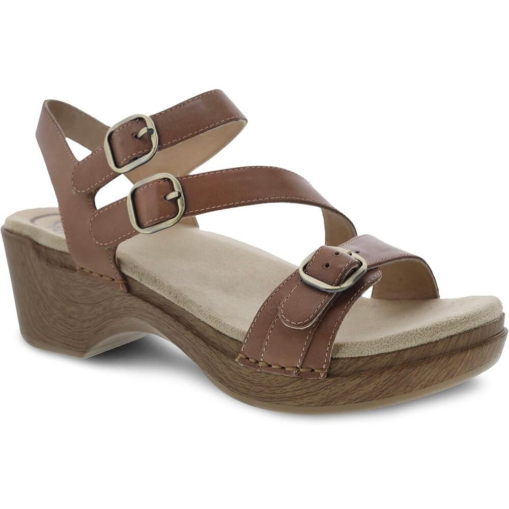 Dansko Women's Sacha Sandals Beige Size EU 40/ US 9.5-10 cottage comfort